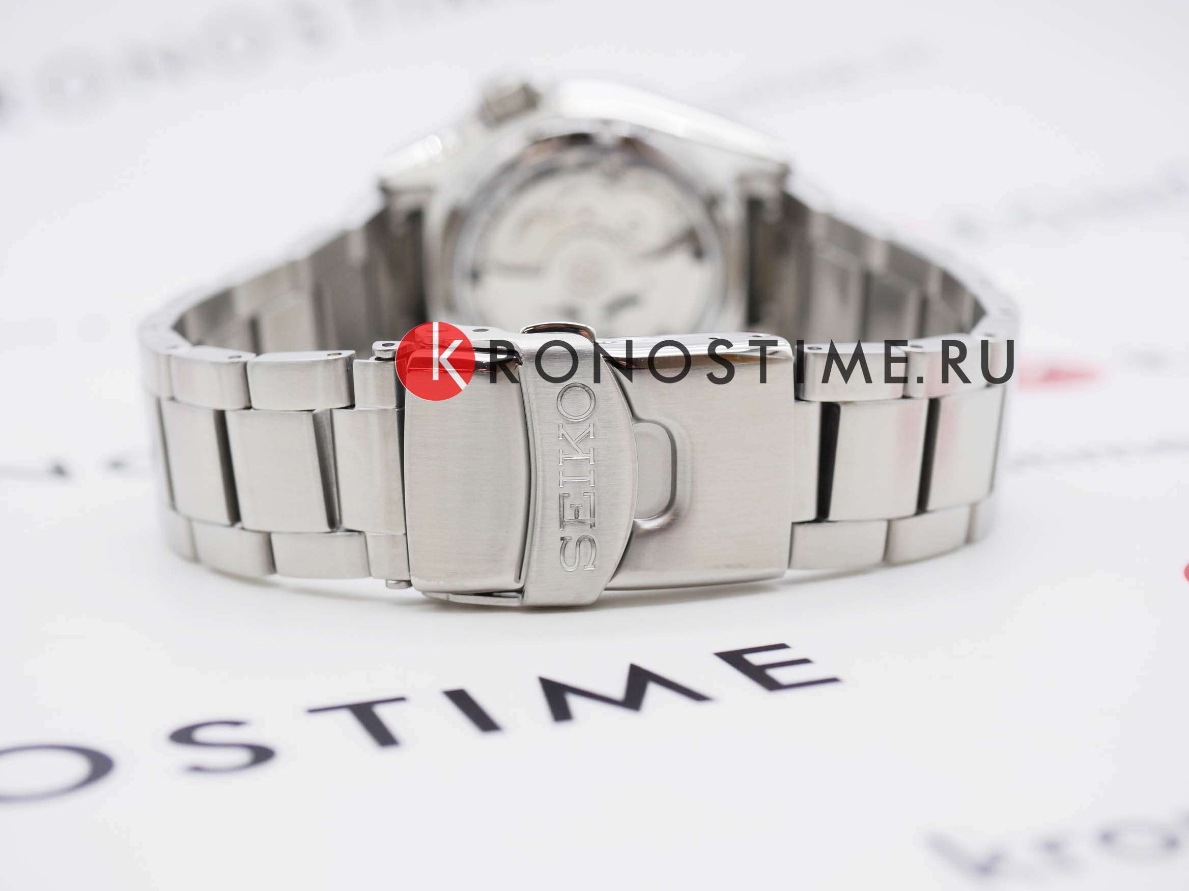 Seiko Seiko 5 Sports SRPK33K1 механические мужские часы часы крупный план голубой циферблата