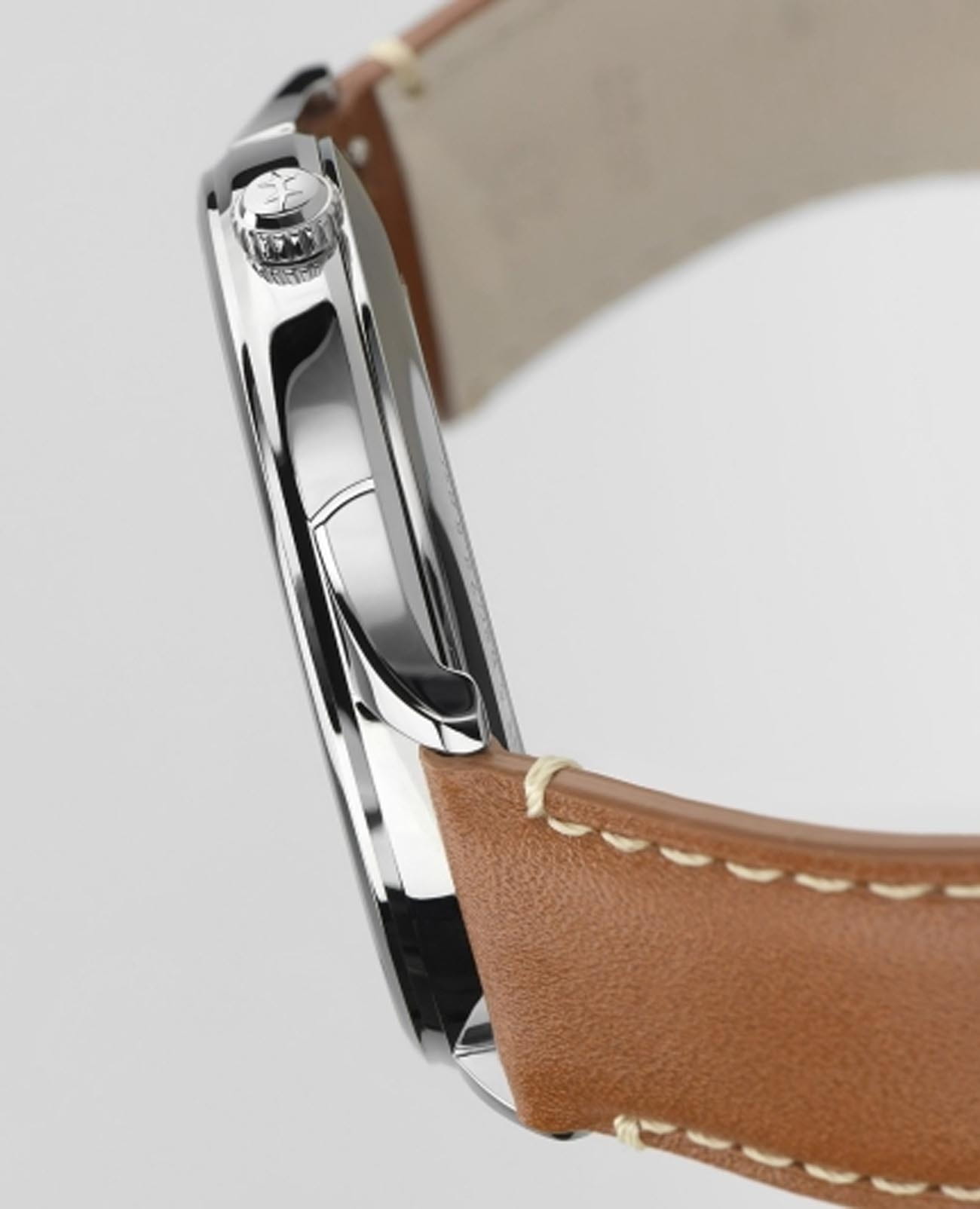 Hamilton Hamilton Jazzmaster Thinline Auto H38525512, jazzmaster швейцария мужские часы на браслете кожаный боковой вид