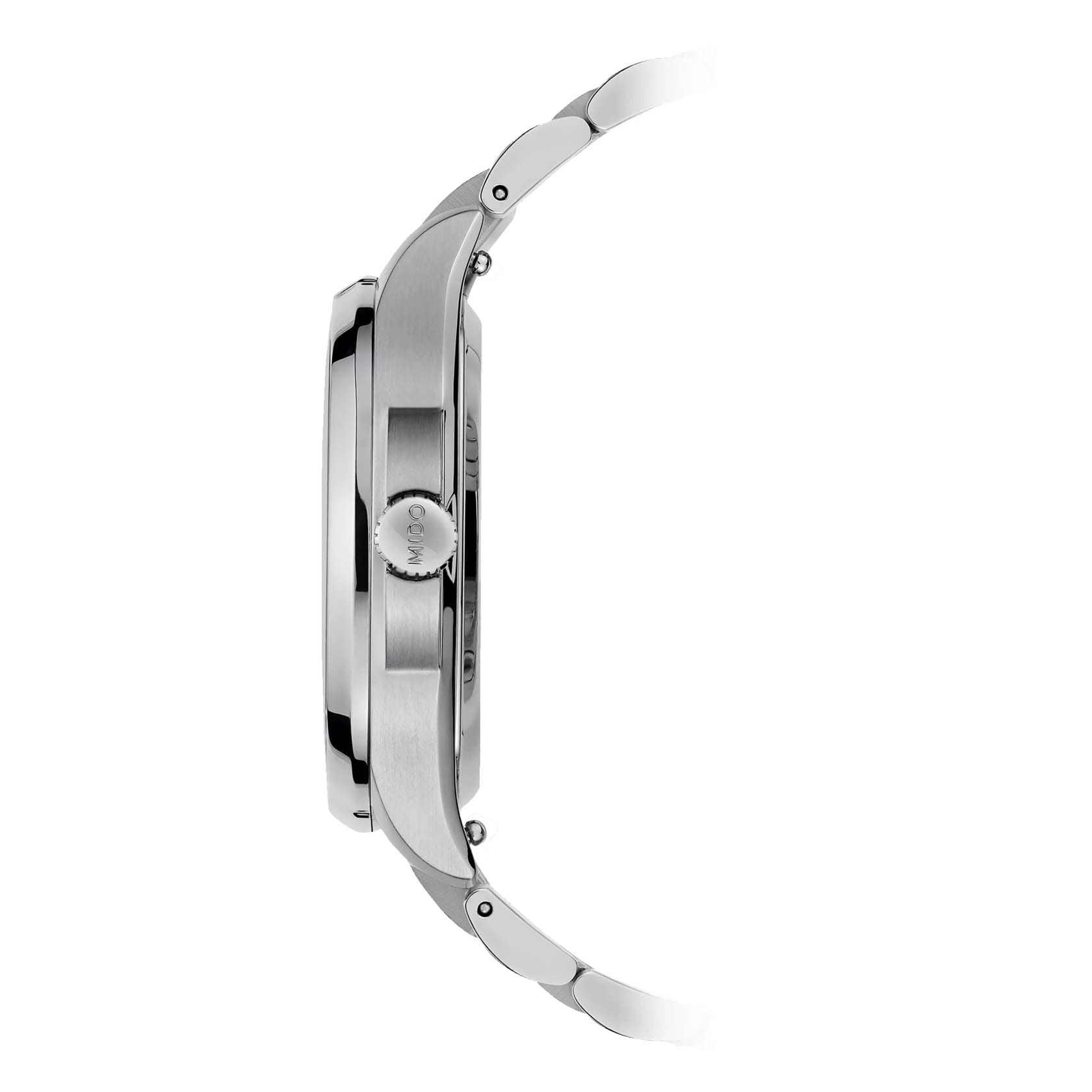 Mido Mido Multifort TV 35 M049.307.11.136.00, multifort швейцария женские часы на браслете нержавеющая сталь боковой вид