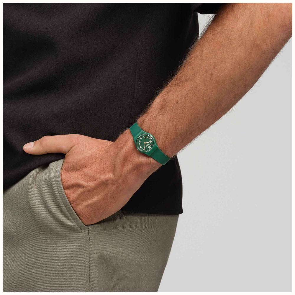 Swatch Swatch Lady LG130, gent швейцария женские часы на браслете пластик боковой вид