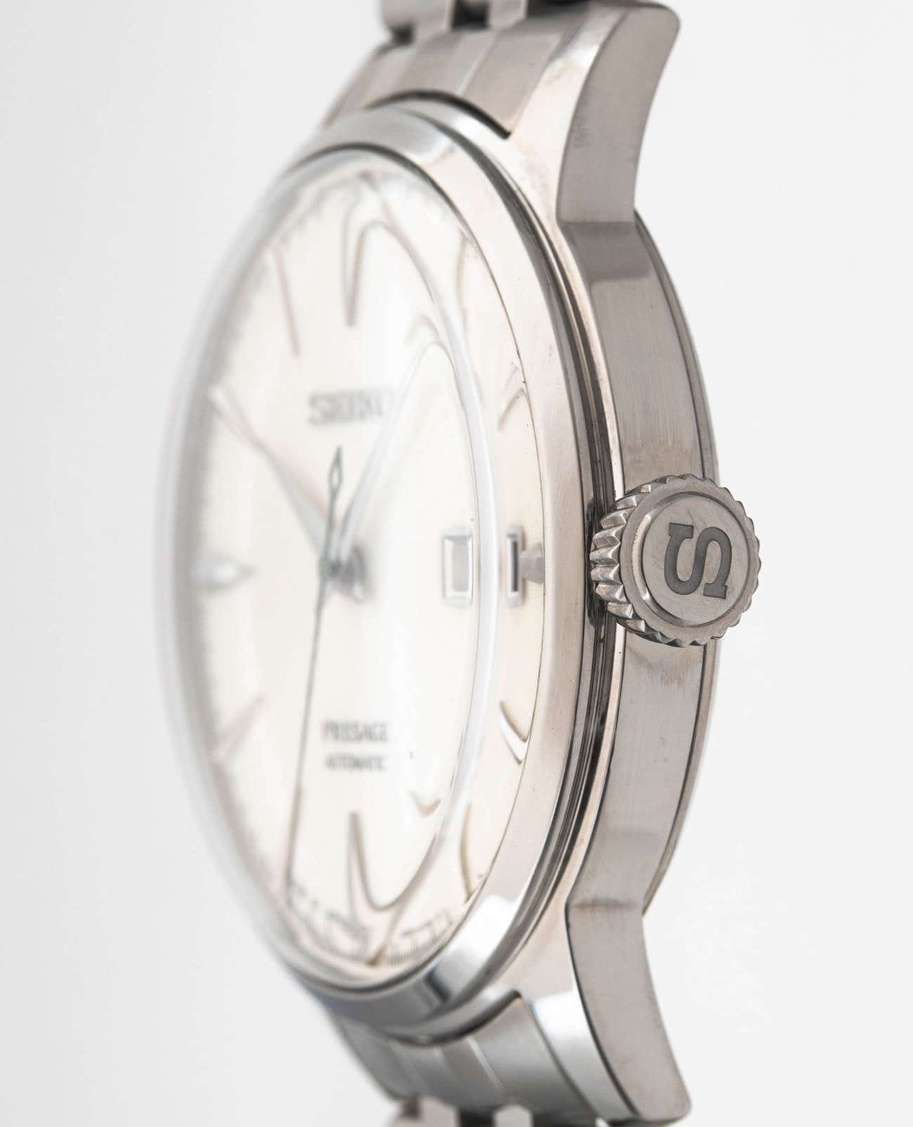 Seiko Seiko Presage SRPG23J1  - задняя крышка металл сталь корпуса, япония часы