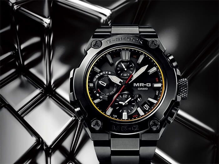 Оригинальные часы Casio Casio G-Shock MRG-B1000B-1A электронные калибр механизма  общий вид