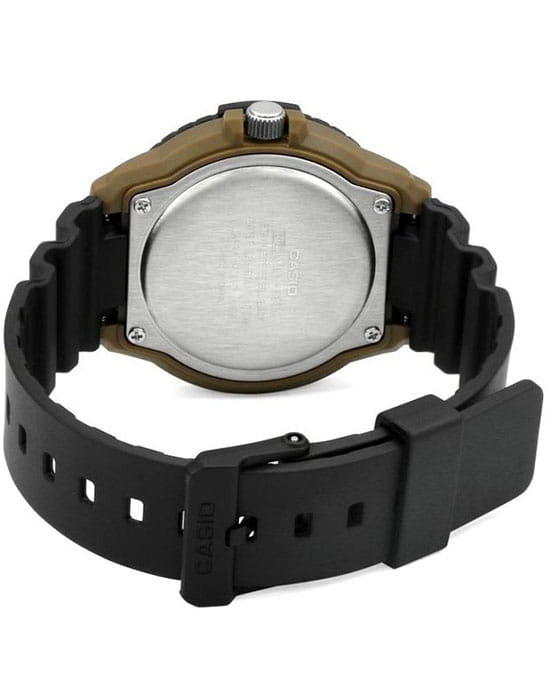 Casio Casio Collection MRW-220HCM-5B мужские часы коричневый циферблат на запястье
