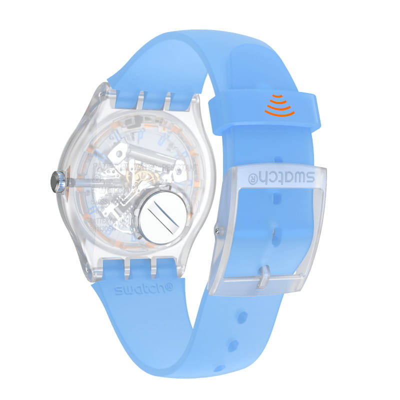 Swatch Swatch New Gent Swatch Pay! SVIK102-5300, gent швейцария женские часы на браслете силикон боковой вид