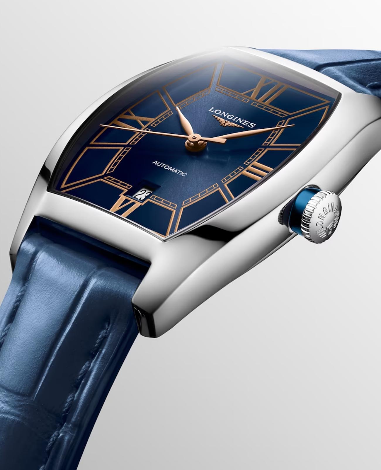 Longines Longines Evidenza L2.142.4.96.2, evidenza швейцария женские часы на браслете кожаный боковой вид