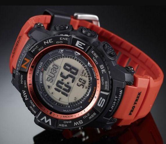 Casio Casio Pro Trek PRW-3500Y-4E PRW, наручные мужские часы фото под углом