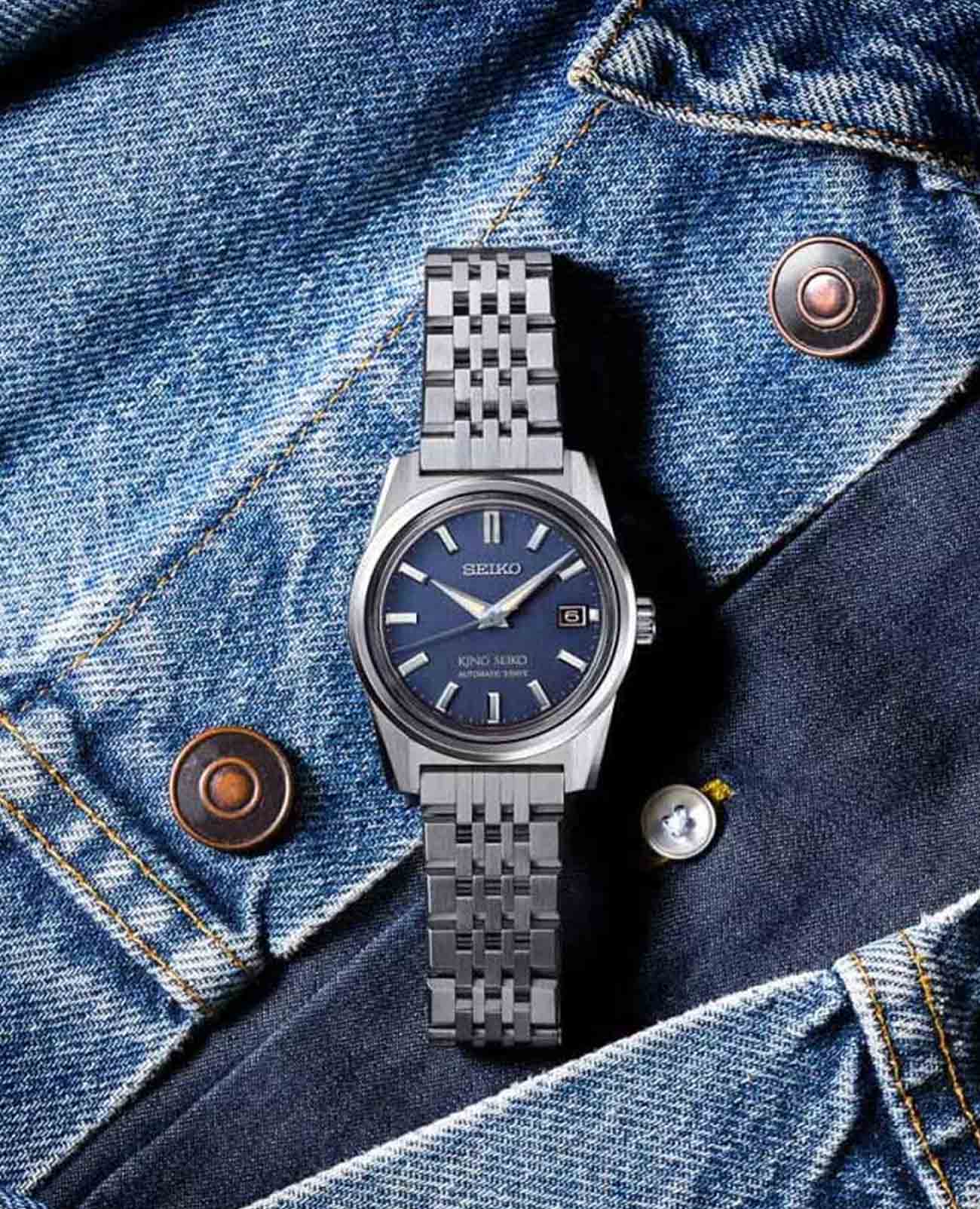 Seiko Seiko King Seiko SPB389J1, king seiko япония мужские часы на браслете нержавеющая сталь боковой вид