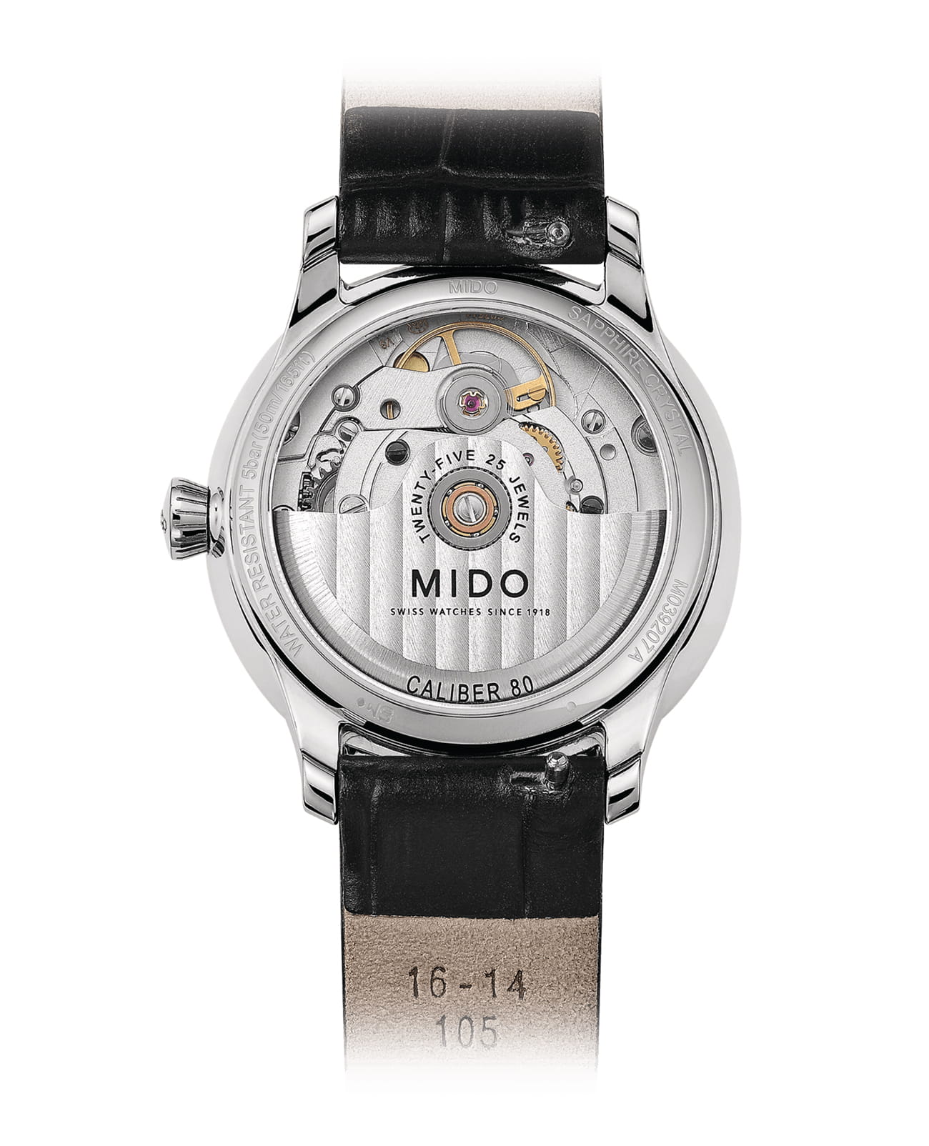 Mido Mido Baroncelli Lady Day & Night M039.207.16.106.00, baroncelli швейцария женские часы на браслете кожаный боковой вид