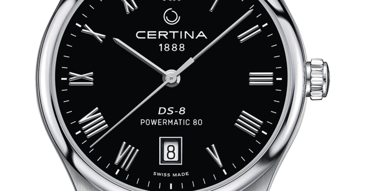 Certina Certina DS-8 Powermatic 80 C033.407.11.053.00 DS 8, наручные мужские часы фото под углом