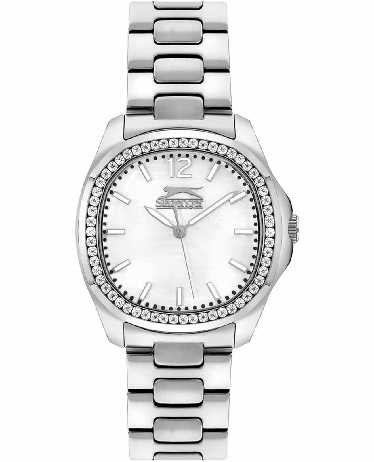 Slazenger Slazenger SL.09.2238.3.01  SL.09.2238.3.01 кварцевые женские часы перламутровый циферблат, браслет нержавеющая сталь — вид спереди
