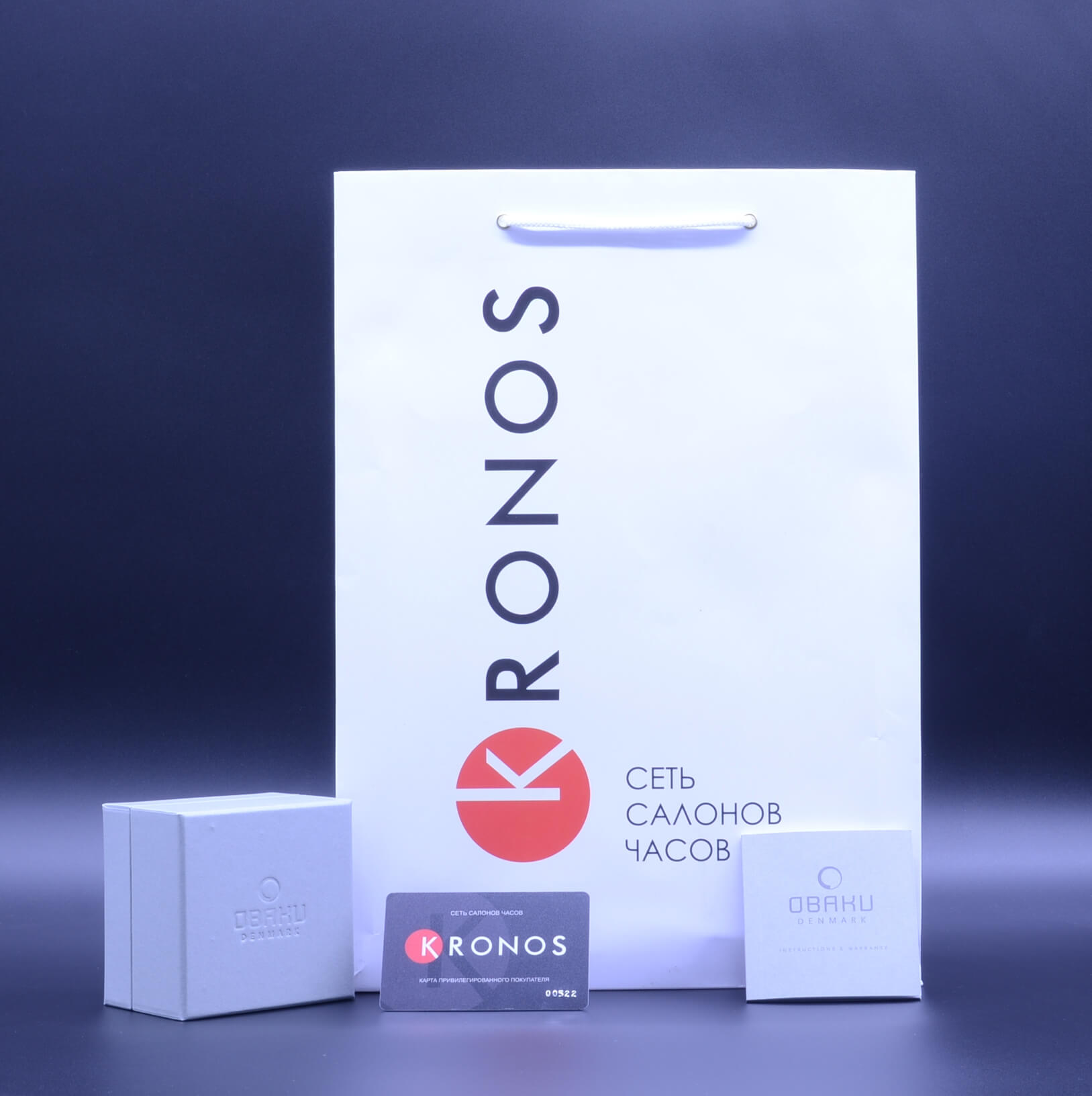 Obaku Obaku V173LXVLML женские часы синий циферблат на запястье