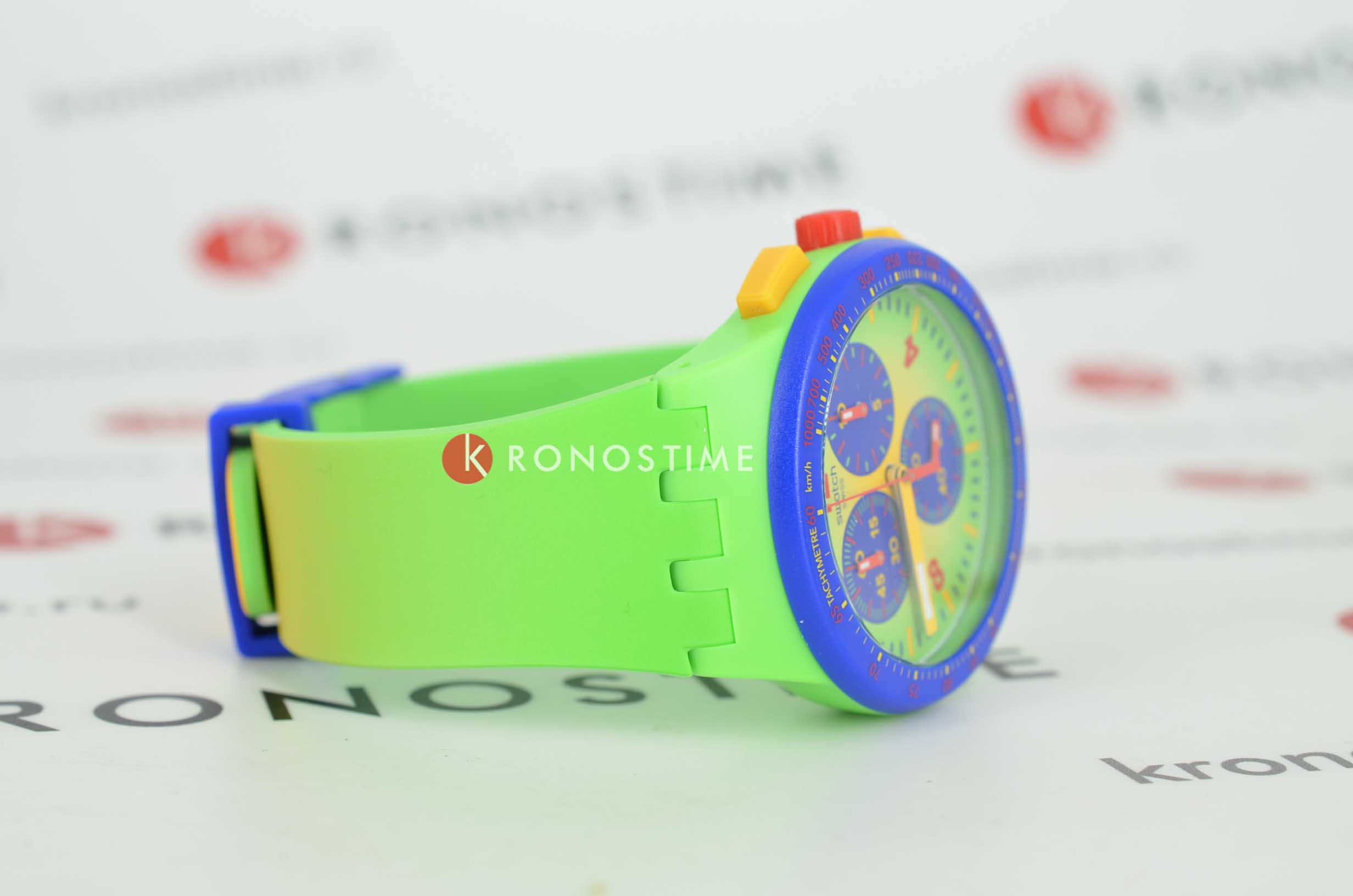 Оригинальные часы Swatch Swatch Essentials SUSG101 кварцевые калибр механизма  общий вид