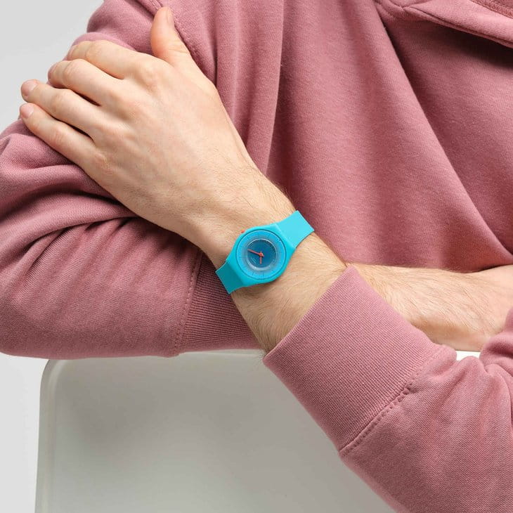 Swatch Swatch Skin Classic Biosourced SS08N114 женские часы голубой циферблат на запястье