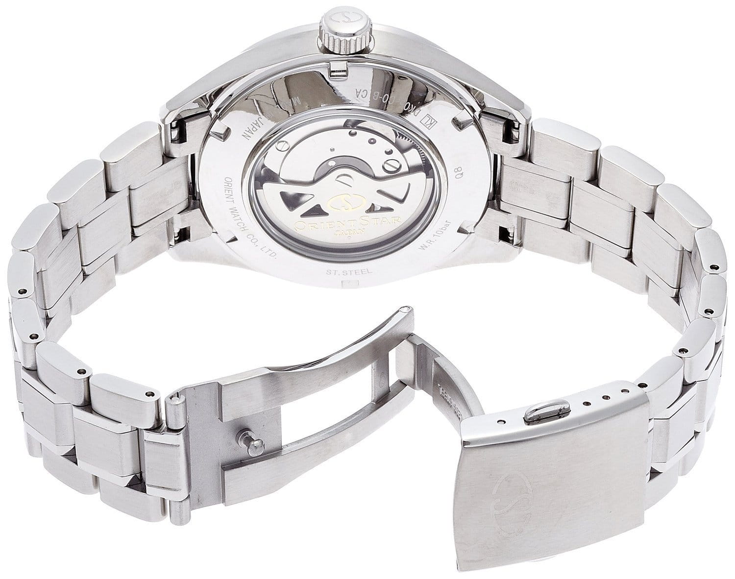 Orient Orient DK05002B (SDK05002B), star япония мужские часы на браслете нержавеющая сталь боковой вид
