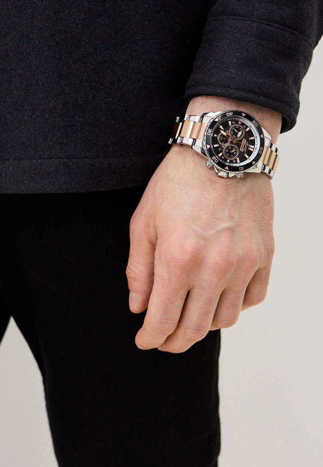 Slazenger Slazenger SL.09.2250.2.04 кварцевые мужские часы часы крупный план черный циферблата