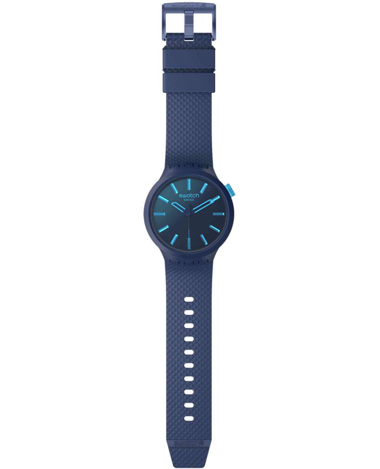 Swatch SB05N113 мужские часы застежка крупным планом