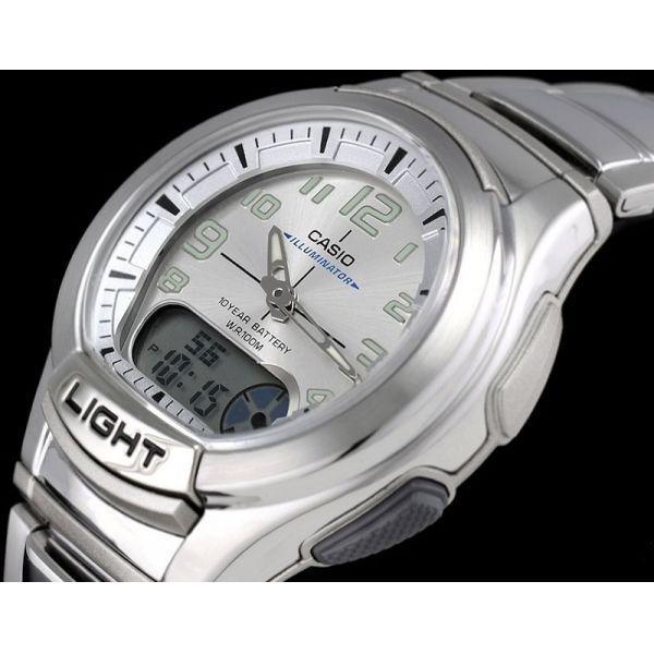 Casio Casio Illuminator AQ-180WD-7B , наручные мужские часы фото под углом