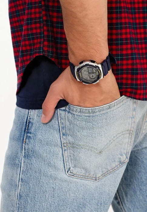 Casio Casio Collection AE-1000W-2AVDF (AE-1000W-2A)  — детали корпуса и пластик