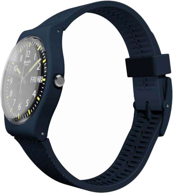 Swatch Swatch Gent Standard GN718-S26, gent швейцария женские часы на браслете силикон боковой вид