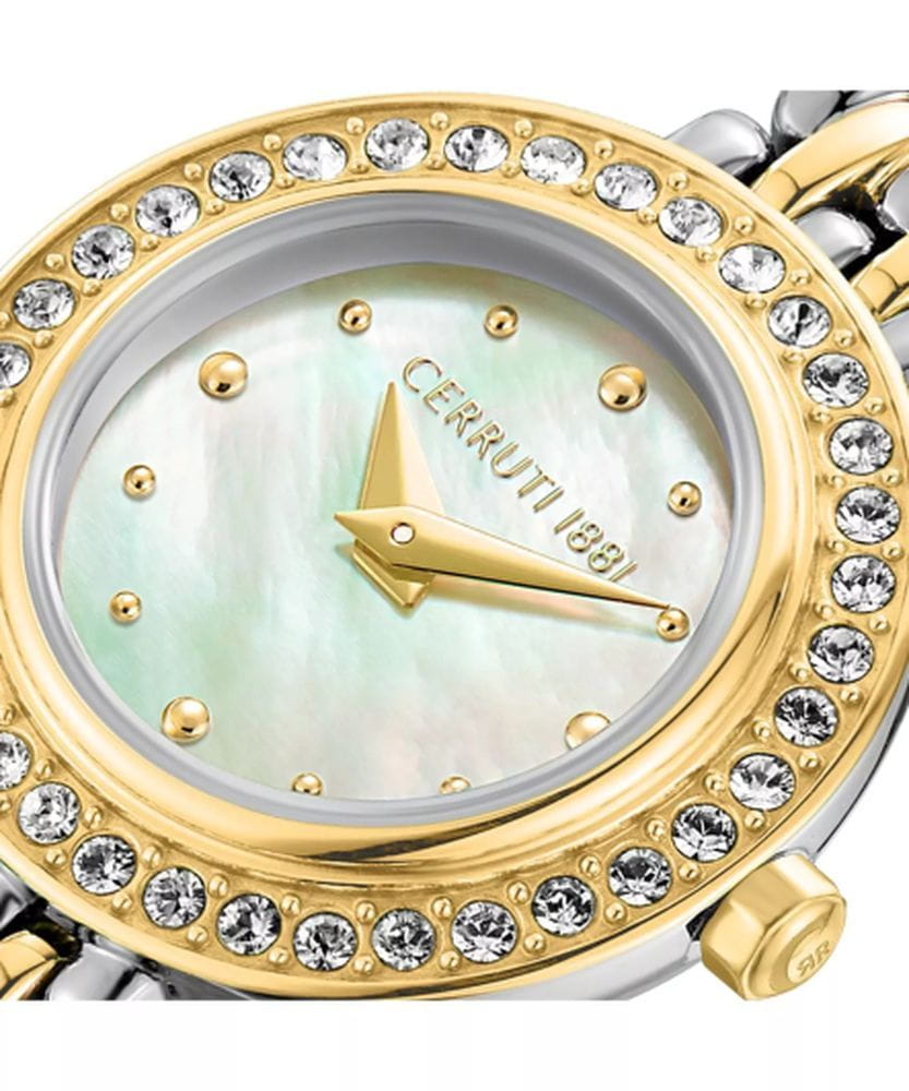 Cerruti 1881 Cerruti 1881 Matera CIWLG0073005,  франция женские часы на браслете нержавеющая сталь с ip-покрытием боковой вид