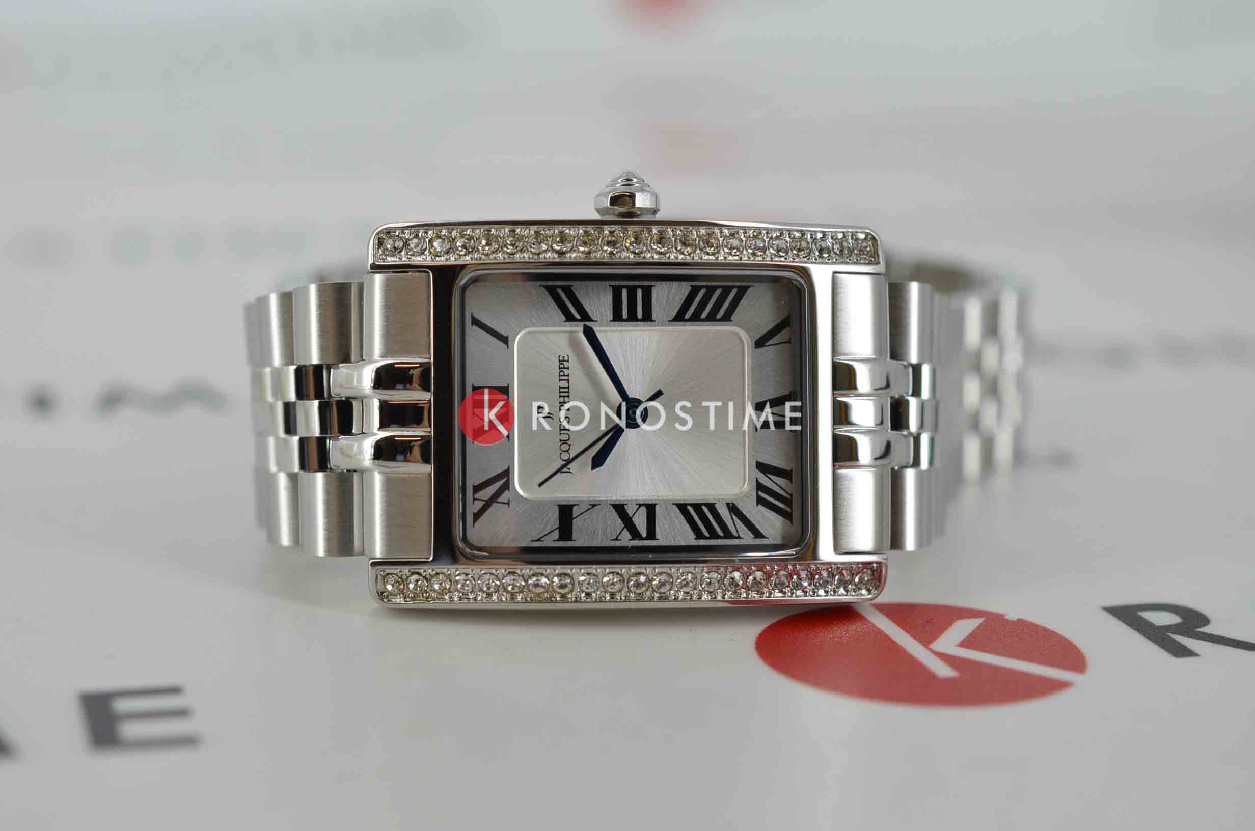 Jacques Philippe Jacques Philippe Hora JPQLS651326S,  швейцария женские часы на браслете нержавеющая сталь боковой вид