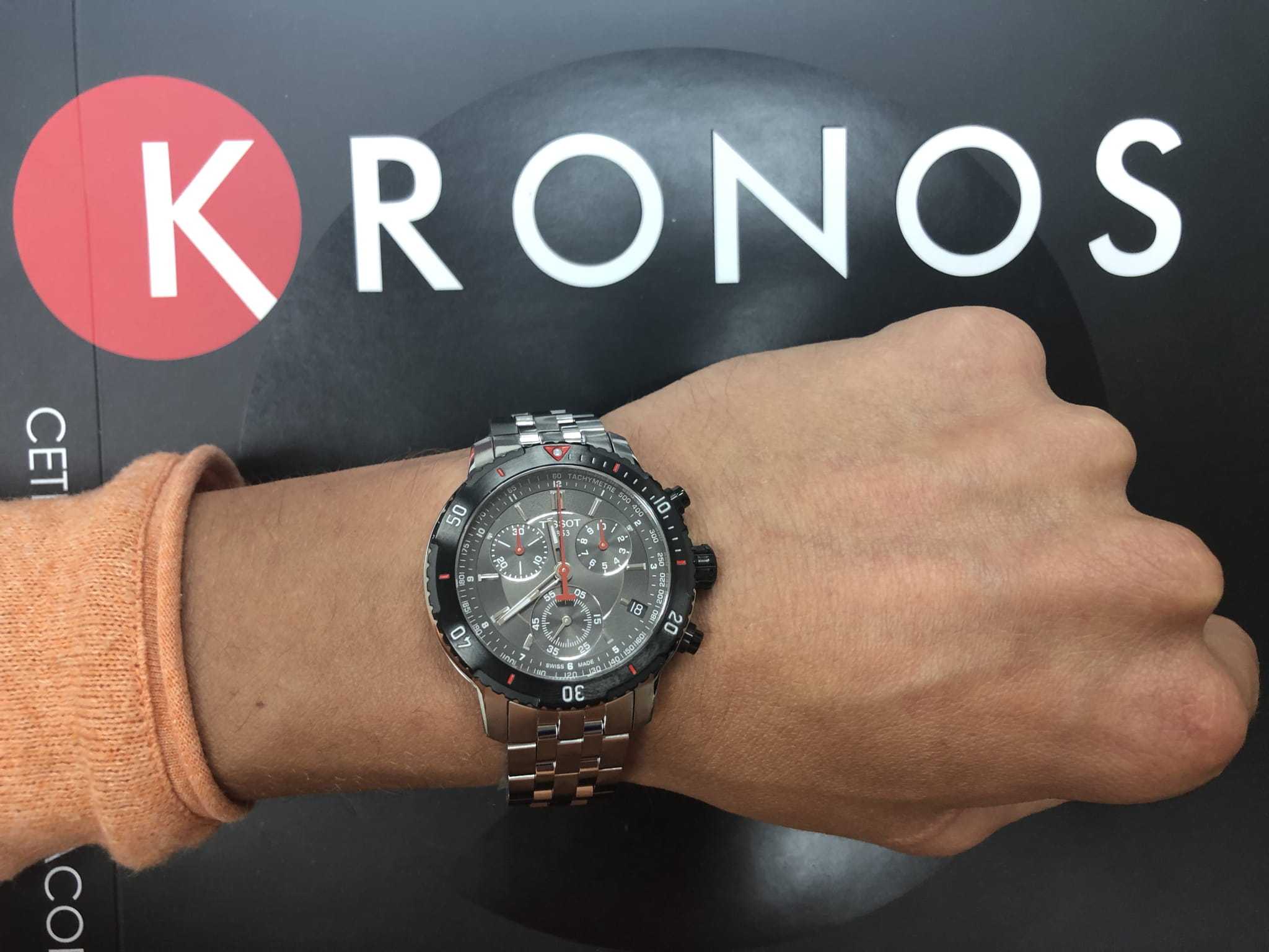 Tissot Tissot PRS 200 T067.417.21.051.00 мужские часы черный циферблат на запястье