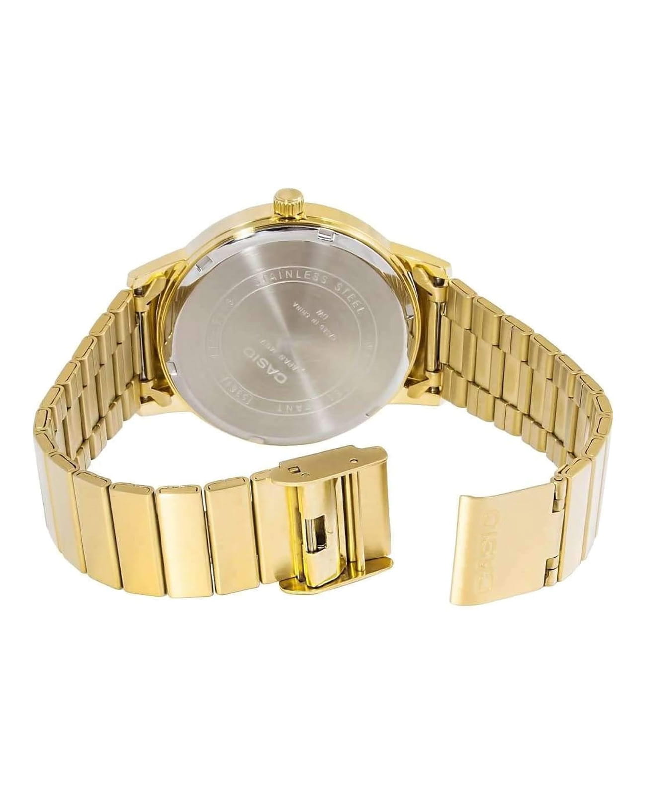 Casio Casio LTP-E118G-5AEF, ltp япония женские часы на браслете сталь с ip покрытием боковой вид