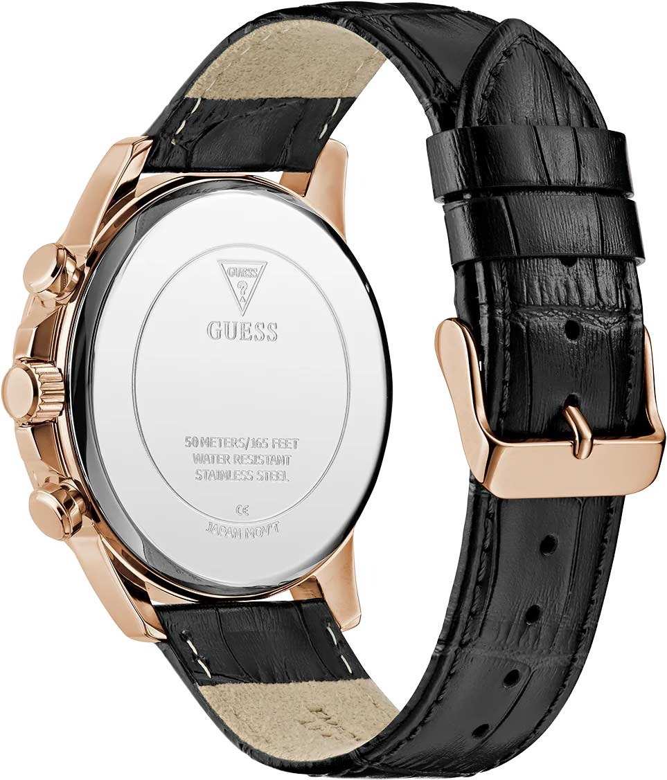 Guess Guess Dress Walker GW0901G5 мужские часы черный циферблат на запястье