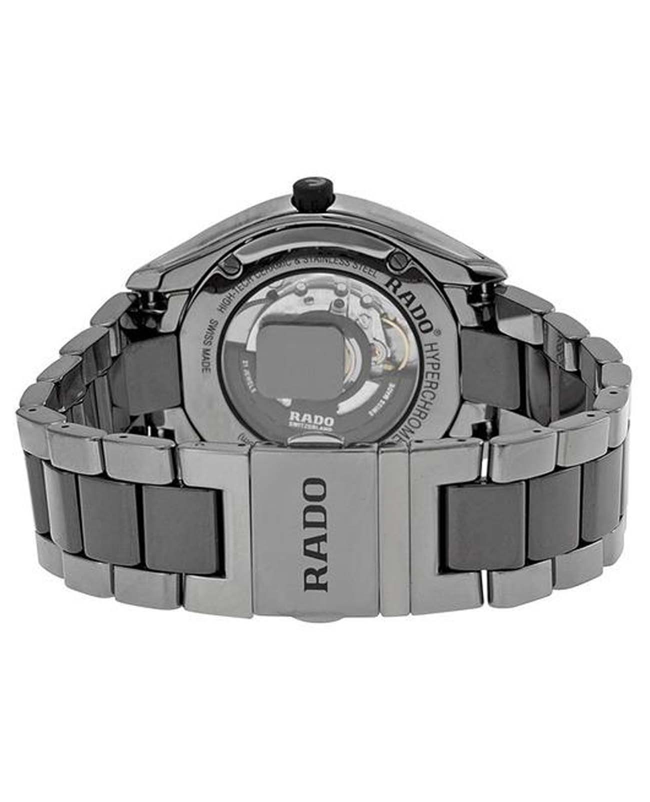 Rado Rado Hyperchrome R32165152, hyperchrome швейцария мужские часы на браслете высокотехнологичная плазменная керамика боковой вид