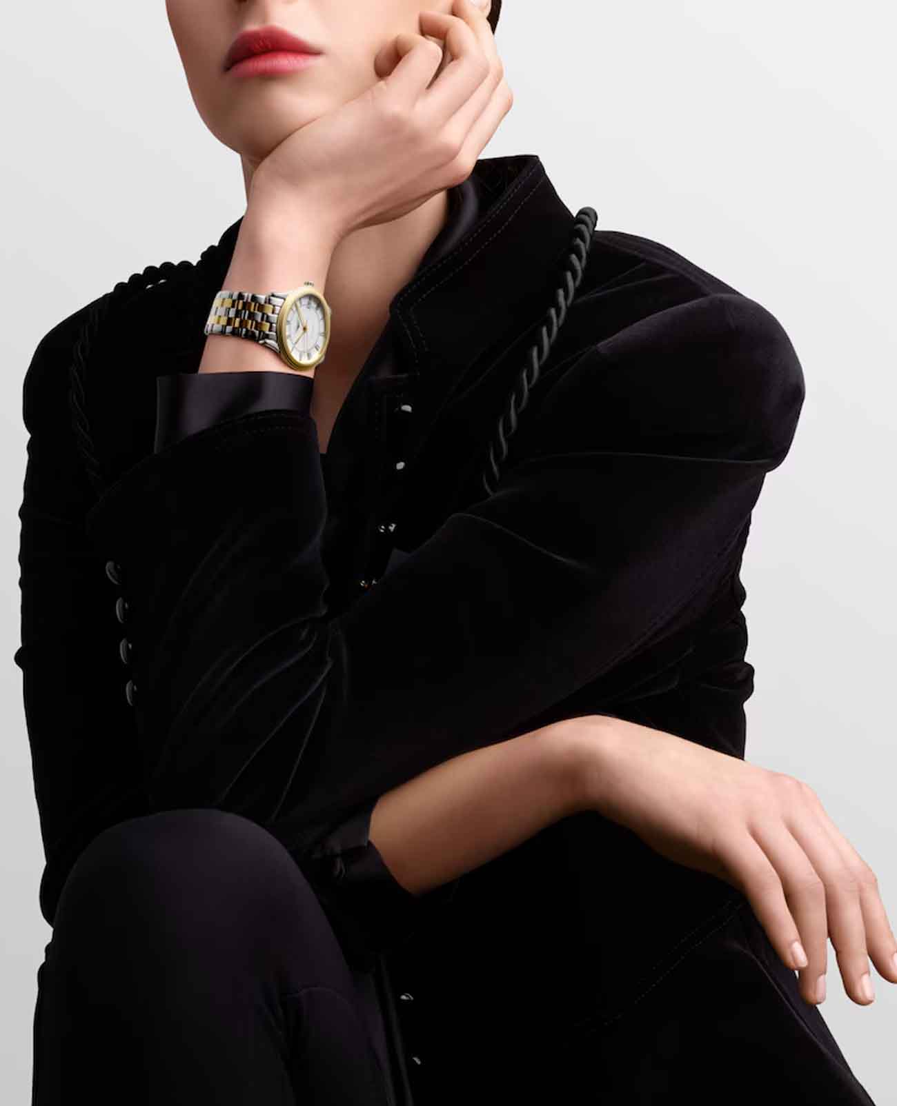 Оригинальные часы Longines Longines Flagship L4.974.3.21.7 механические калибр механизма l888 общий вид