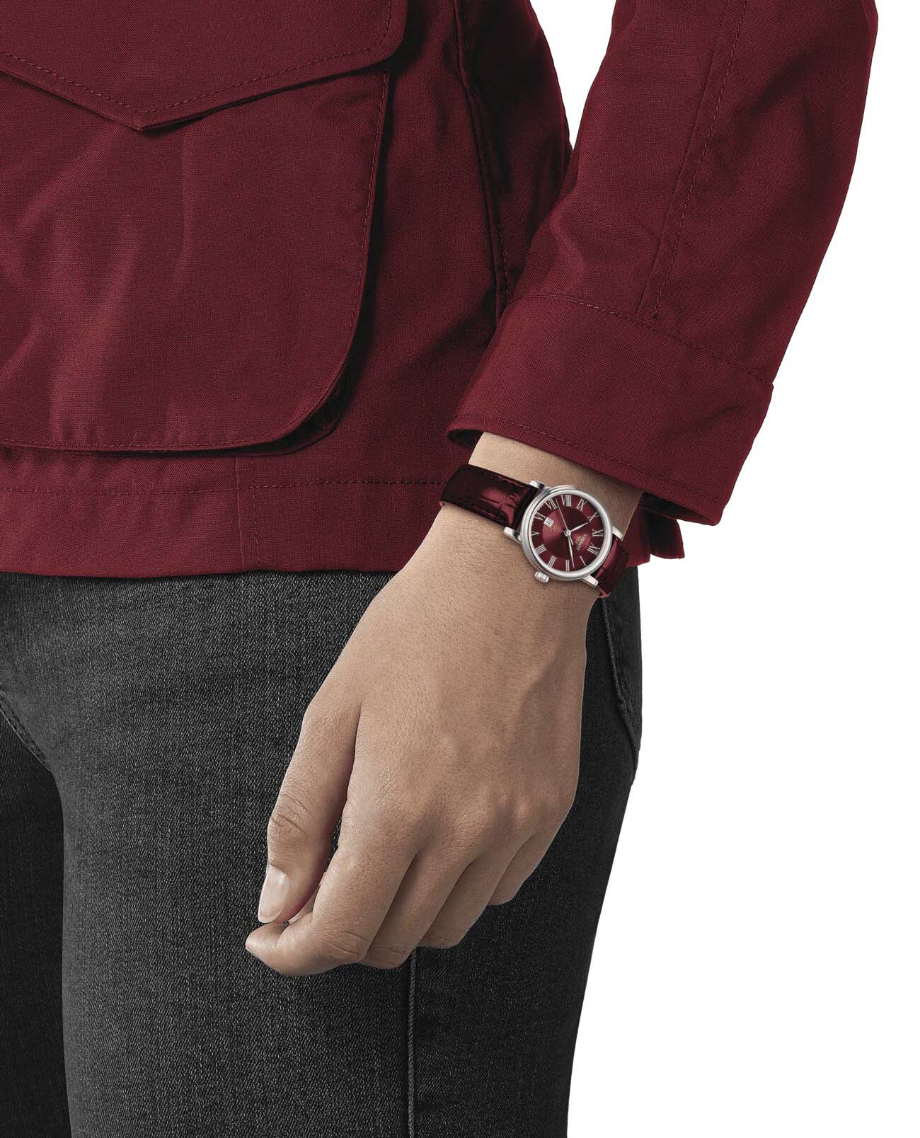 Tissot Tissot Carson Premium Lady T122.210.16.373.00 Carson, наручные женские часы фото под углом