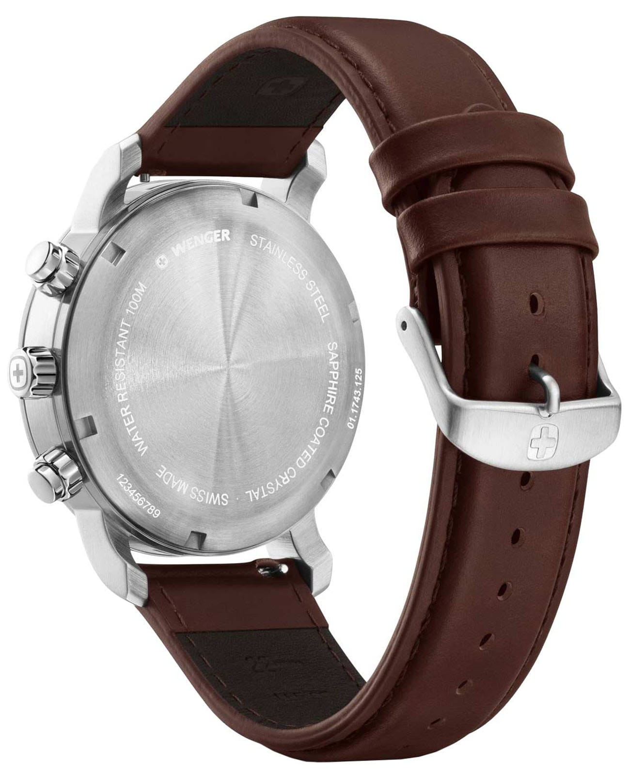 Оригинальные часы  Wenger Urban classic 01.1743.125 кварцевые калибр механизма  общий вид