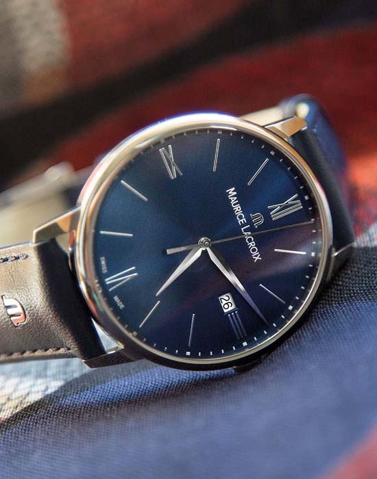 Оригинальные часы Maurice Lacroix Maurice Lacroix Eliros Date EL1118-SS001-410-1 кварцевые калибр механизма  общий вид