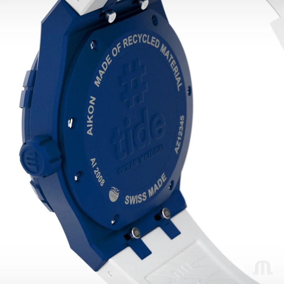 Maurice Lacroix Maurice Lacroix Aikon Tide AI2008-BBB11-300-0, aikon швейцария мужские часы на браслете каучук боковой вид