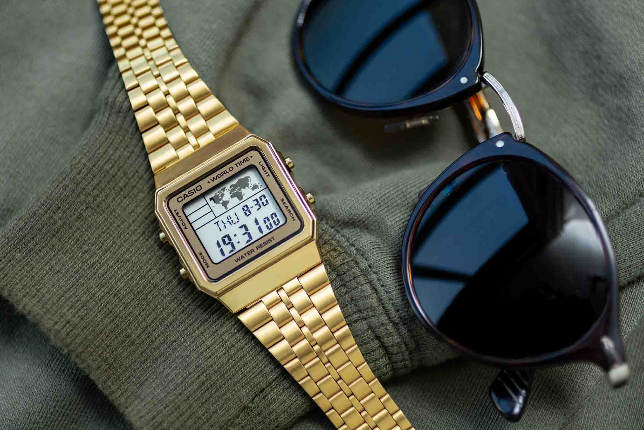 Casio Casio Vintage A500WGA-9D (A500WGA-9) мужские часы серый циферблат на запястье