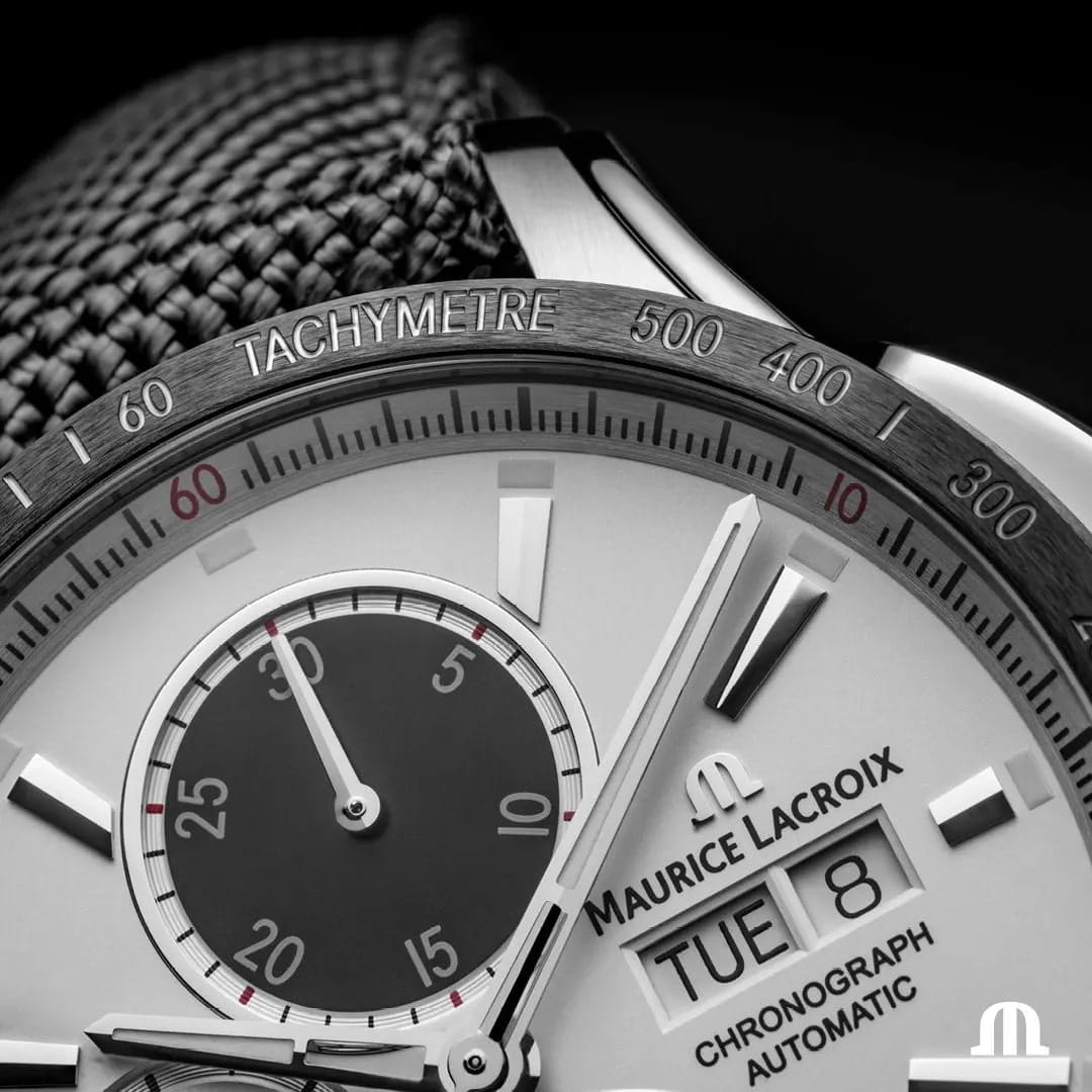 Maurice Lacroix Maurice Lacroix Pontos Chronograph 43mm PT6038-SSL2H-130-A, pontos швейцария мужские часы на браслете нержавеющая сталь боковой вид