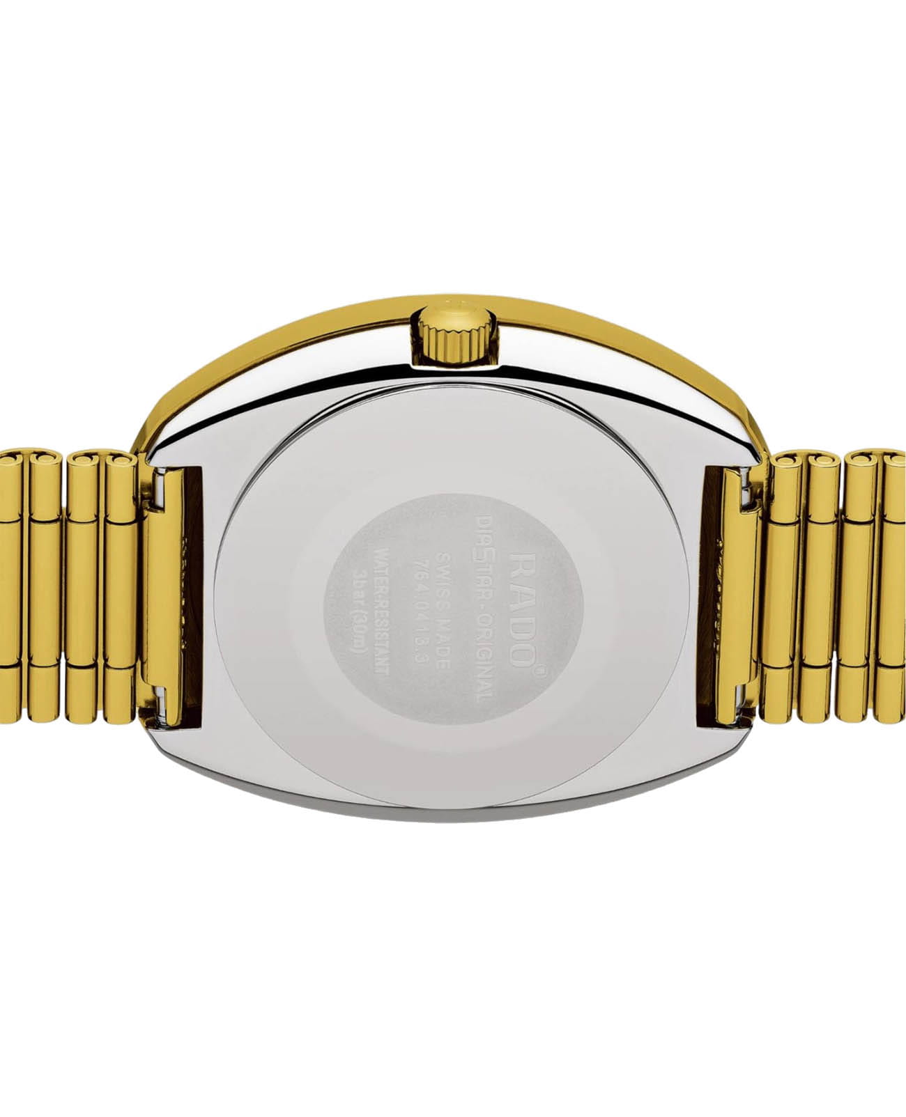 Rado Rado The Original Automatic R12413193,  швейцария мужские часы на браслете нержавеющая сталь с pvd-покрытием боковой вид