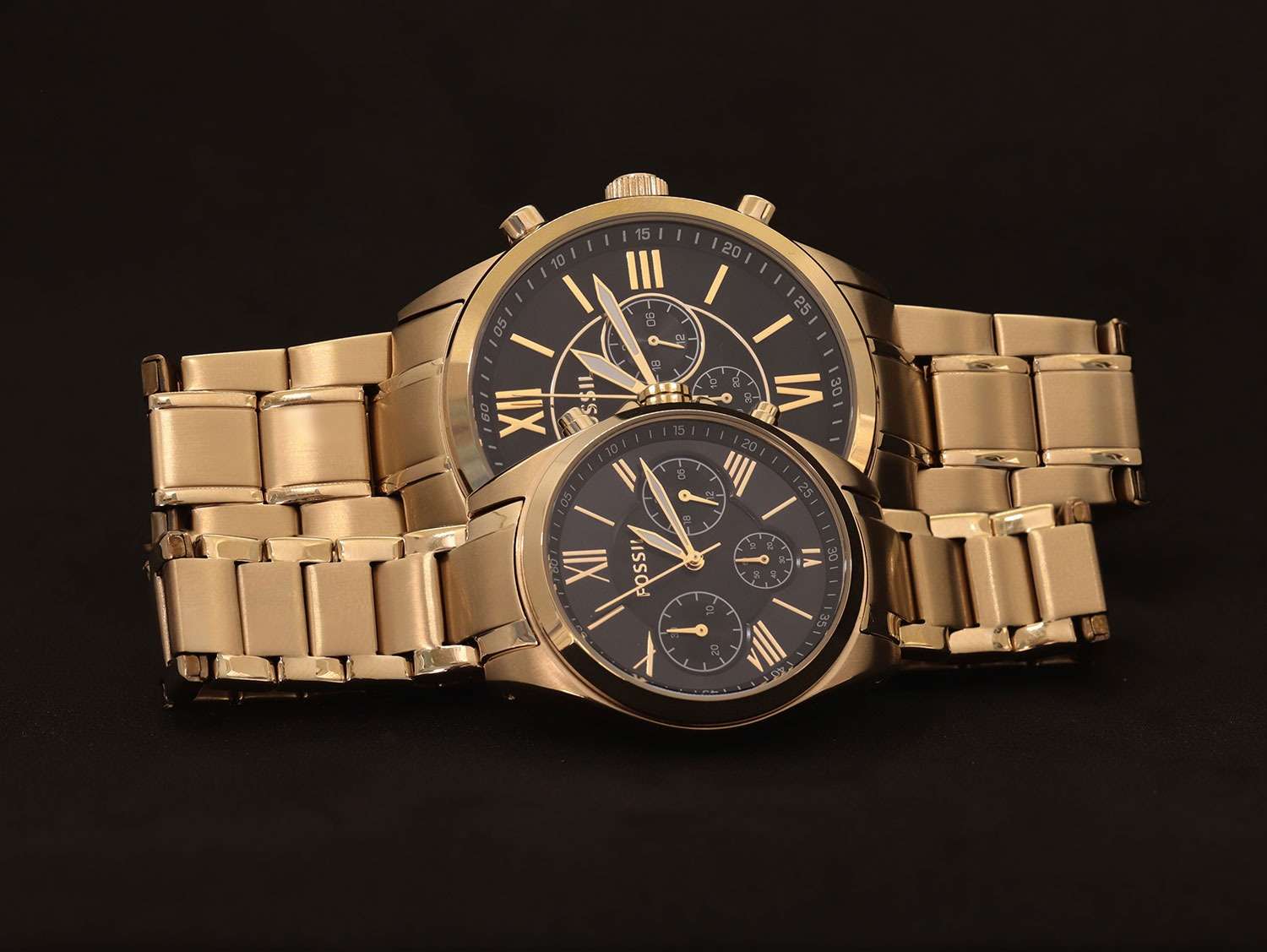 Fossil Fossil Gift Set BQ2400SET  черный циферблат на запястье