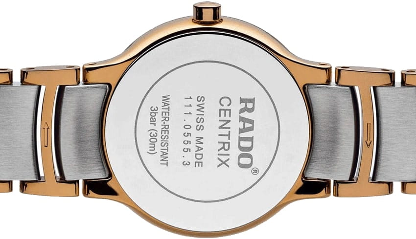 Rado Rado Centrix Diamonds R30555902, centrix швейцария женские часы на браслете сталь c pvd покрытием боковой вид