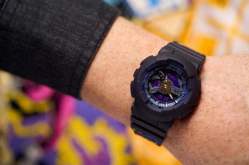 Casio Casio BA-110XSM-2A , наручные женские часы фото под углом