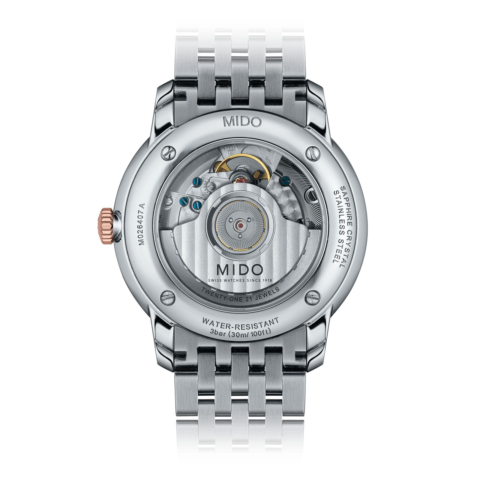 Mido Mido Baroncelli Heritage Gent M027.407.22.010.00 , наручные мужские часы фото под углом