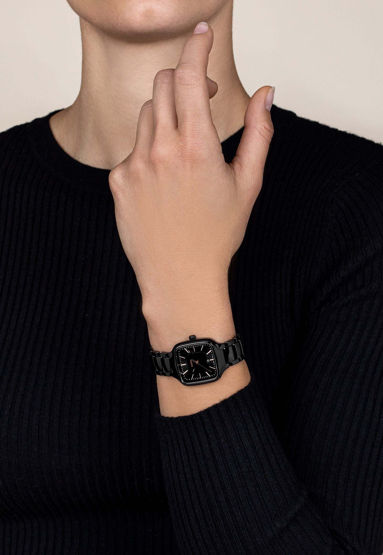 Rado Rado True Square R27080172 швейцария наручные женские часы заводная головка с логотипом Rado