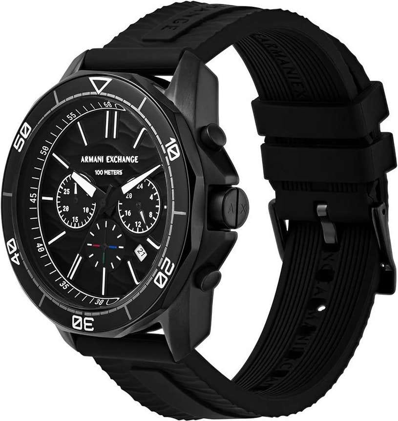 Armani Exchange Armani Exchange Spencer AX1961,  италия мужские часы на браслете силикон боковой вид