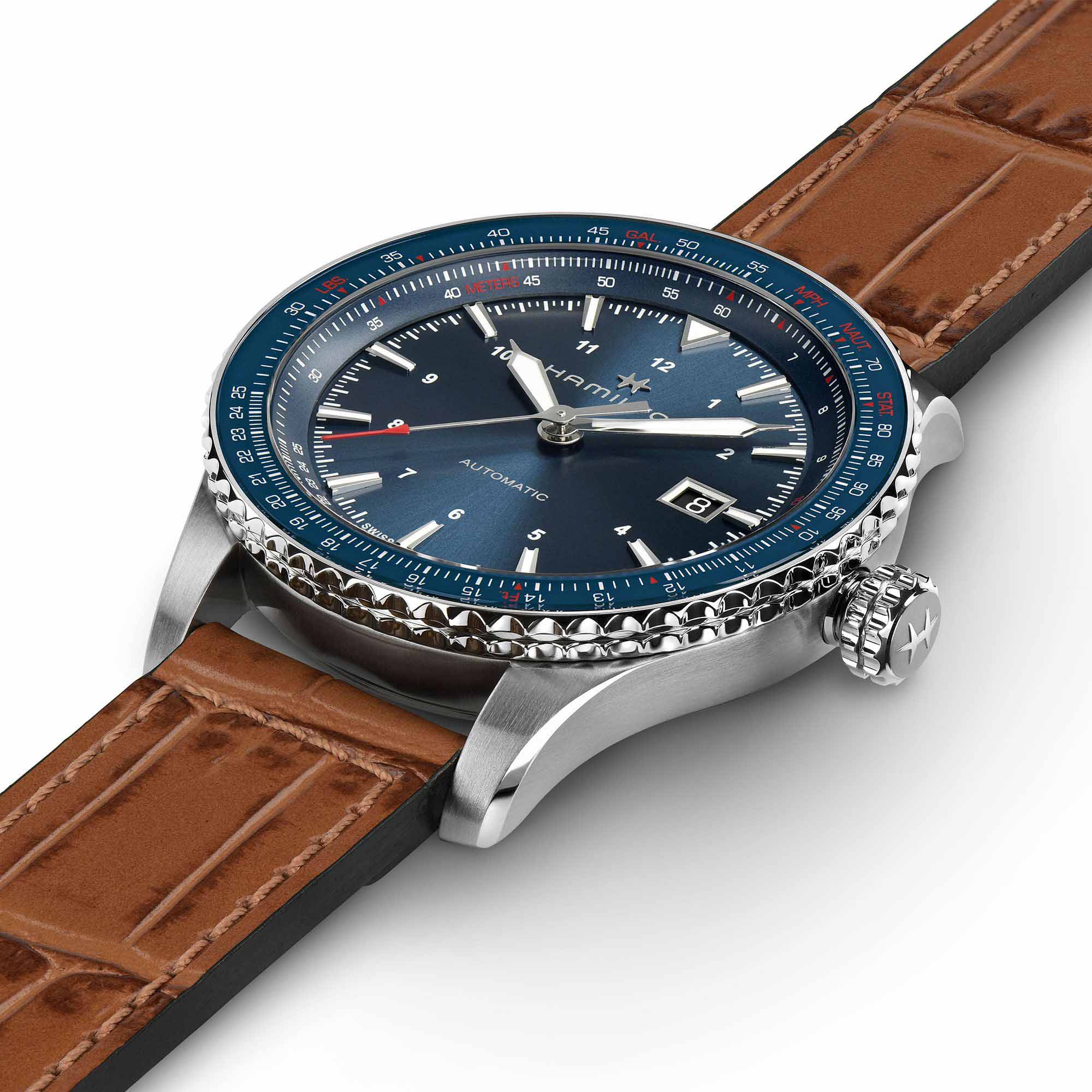 Hamilton Hamilton Khaki Aviation Converter Auto H76645540 , наручные мужские часы фото под углом