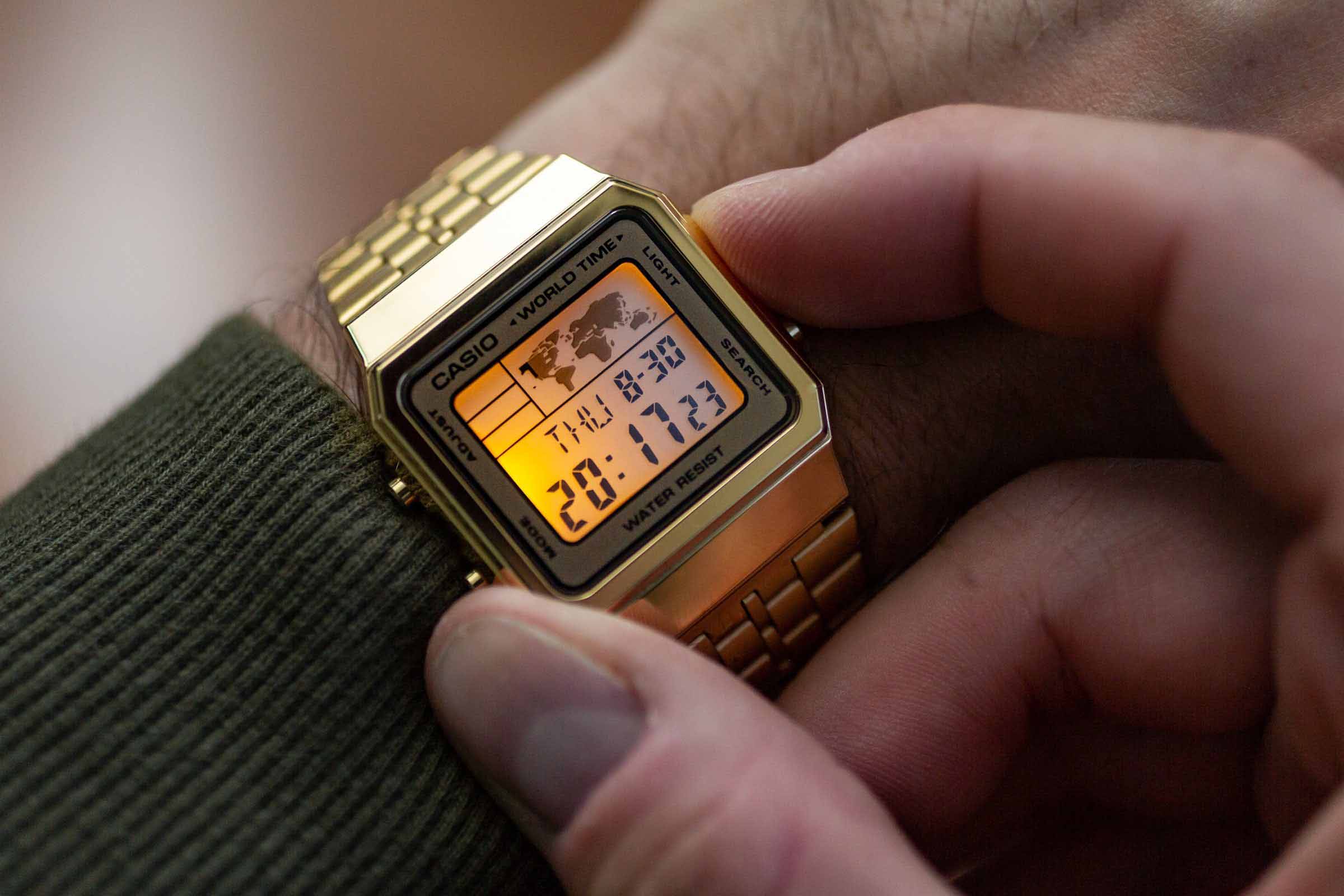 Оригинальные часы Casio Casio Vintage A500WGA-9D (A500WGA-9) кварцевые калибр механизма  общий вид