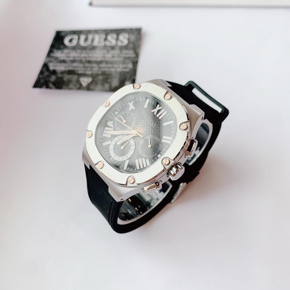 Guess Guess Headline GW0571G1 кварцевые мужские часы часы крупный план серый циферблата