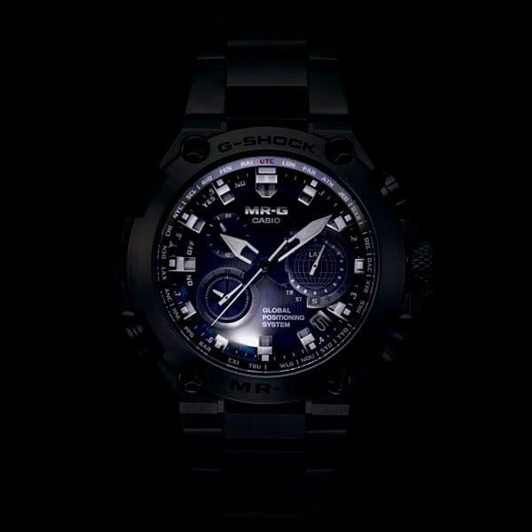 Casio Casio G-Shock MRG-G1000B-1A мужские часы серый циферблат на запястье