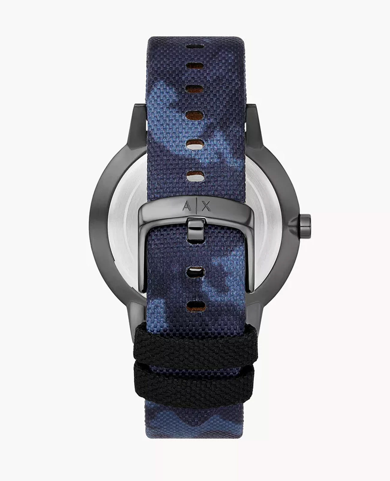 Armani Exchange Armani Exchange Cayde AX2750,  италия мужские часы на браслете кожа + текстиль боковой вид