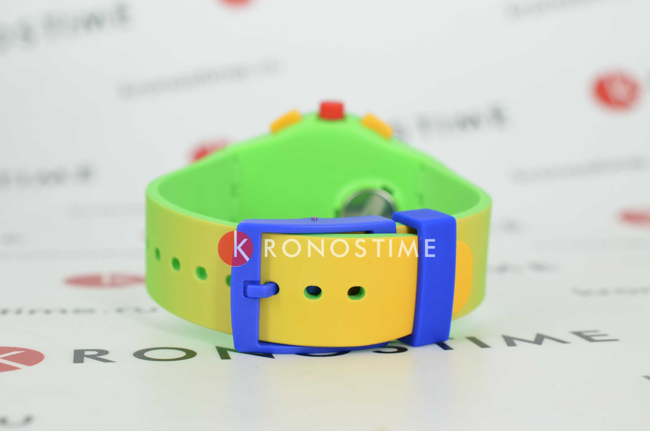 Swatch Swatch Essentials SUSG101 мужские часы цветной циферблат на запястье