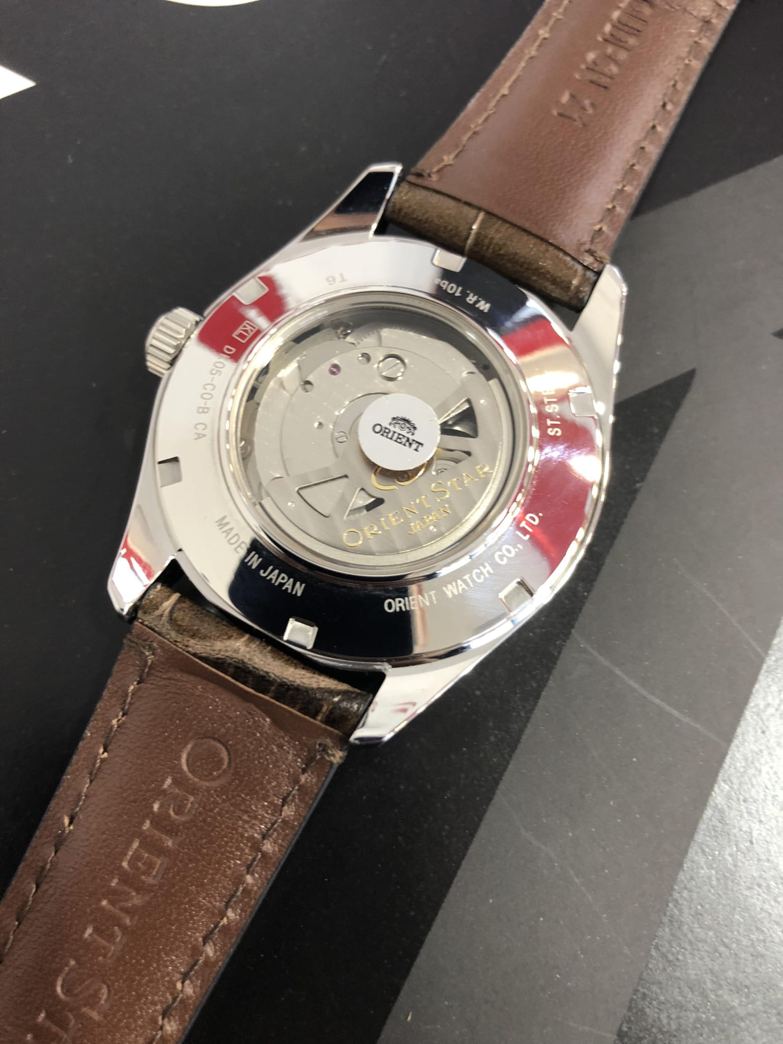 Orient Orient Star DK05004K (SDK05004K)  - задняя крышка сталь металл корпуса, япония часы